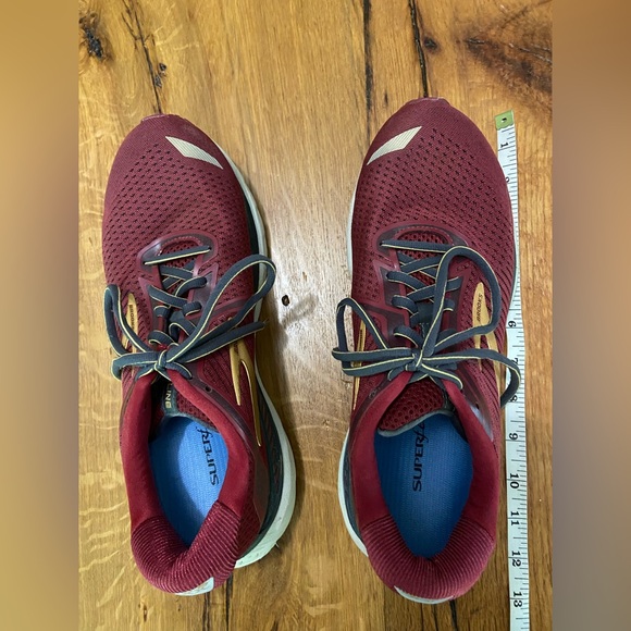 Brooks Adrenaline Superfeet Maroon Athletic Shoes, Excellent Condition, Sz 10.5 - Picture 8 of 10